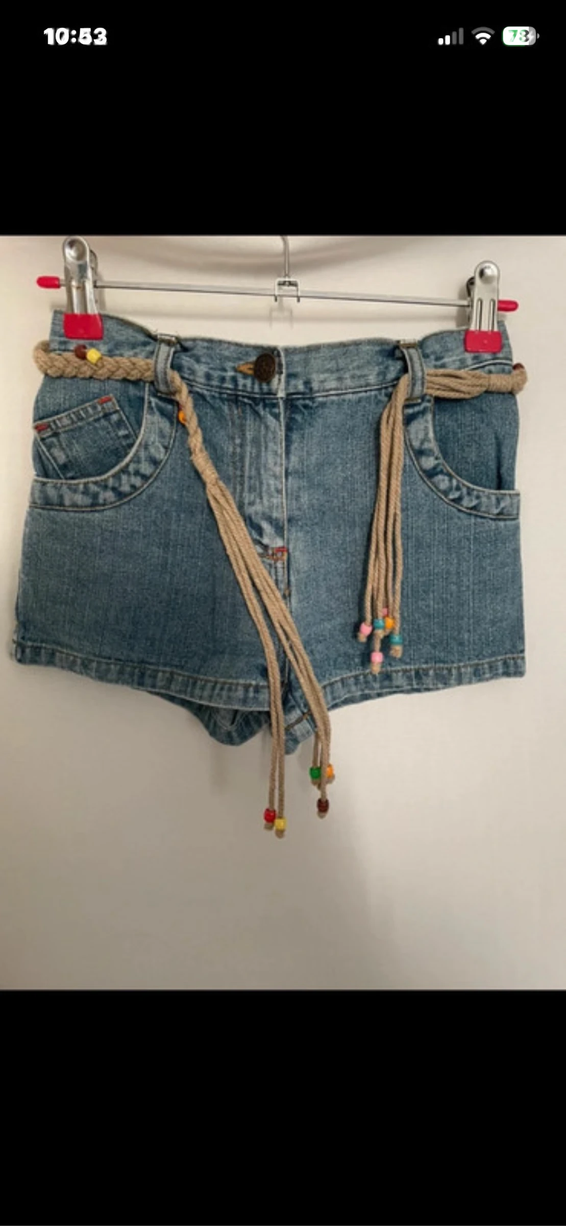 Short jean 8 ans